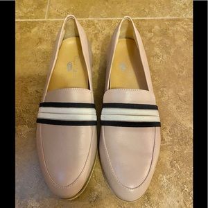 Dr Scholls light pink leather loafers size 7